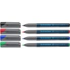SCHNEIDER Alkoholos marker készlet, OHP, 0,4 mm, SCHNEIDER "Maxx 220 S", 4 különböző szín
