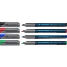 SCHNEIDER Alkoholos marker készlet, OHP, 0,7 mm, SCHNEIDER "Maxx 222 F", 4 különböző szín