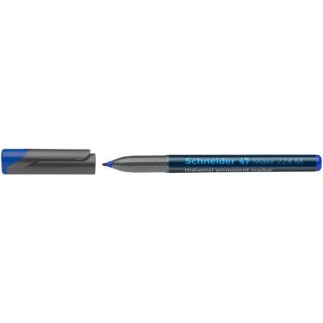 SCHNEIDER Alkoholos marker, OHP, 1 mm, SCHNEIDER "Maxx 224 M", kék