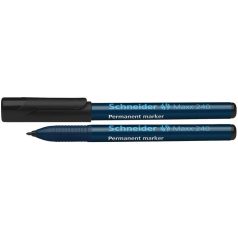   SCHNEIDER Alkoholos marker, 1-2 mm, kúpos, SCHNEIDER "Maxx 240", fekete