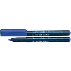   SCHNEIDER Alkoholos marker, 1-2 mm, kúpos, SCHNEIDER "Maxx 240", kék