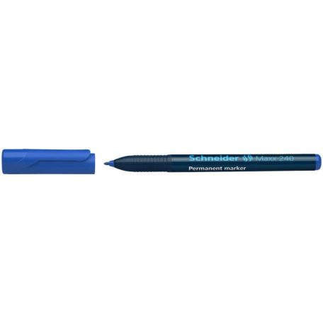 SCHNEIDER Alkoholos marker, 1-2 mm, kúpos, SCHNEIDER "Maxx 240", kék