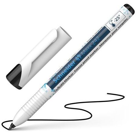 SCHNEIDER Fagyálló marker, SCHNEIDER "Maxx 242", fekete