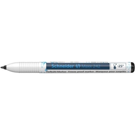 SCHNEIDER Fagyálló marker, SCHNEIDER "Maxx 242", fekete