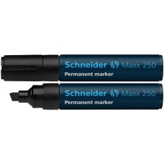   SCHNEIDER Alkoholos marker, 2-7 mm, vágott, SCHNEIDER "Maxx 250", fekete