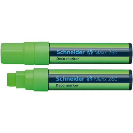 SCHNEIDER Krétamarker, 5-15 mm, SCHNEIDER "Maxx 260", világos zöld