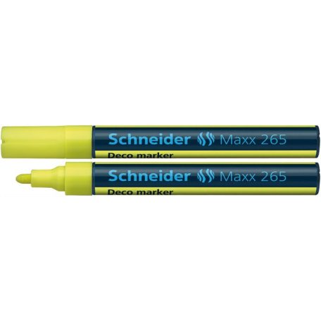SCHNEIDER Krétamarker, 2-3 mm, SCHNEIDER "Maxx 265", sárga