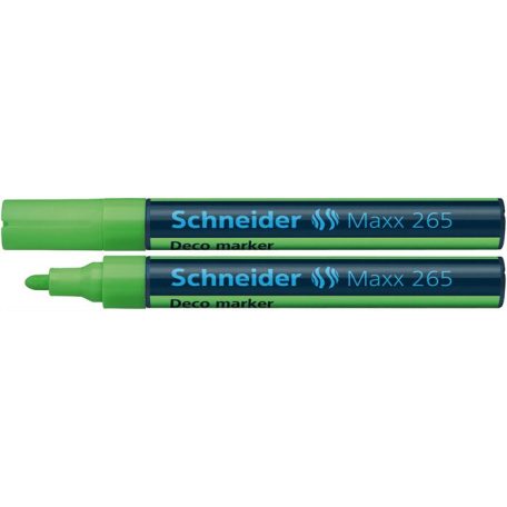 SCHNEIDER Krétamarker, 2-3 mm, SCHNEIDER "Maxx 265", világos zöld