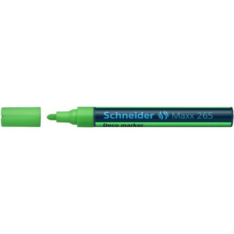 SCHNEIDER Krétamarker, 2-3 mm, SCHNEIDER "Maxx 265", világos zöld
