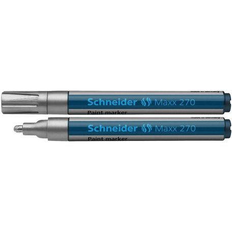 SCHNEIDER Lakkmarker, 1-3 mm, SCHNEIDER "Maxx 270", ezüst