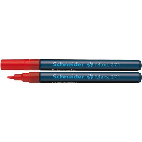 SCHNEIDER Lakkmarker, 1-2 mm, SCHNEIDER "Maxx 271", piros