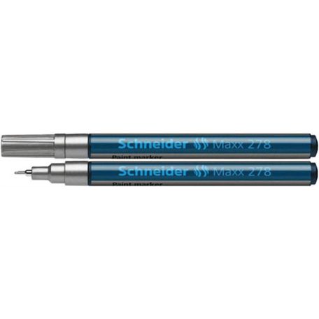 SCHNEIDER Lakkmarker, 0,8 mm, SCHNEIDER "Maxx 278", ezüst