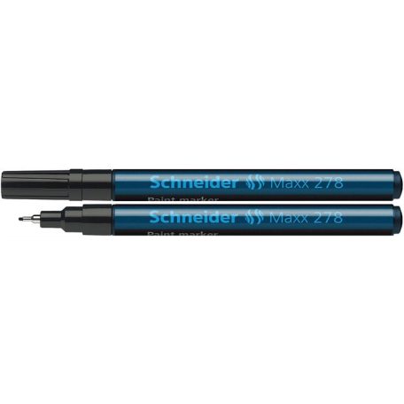 SCHNEIDER Lakkmarker, 0,8 mm, SCHNEIDER "Maxx 278", fekete