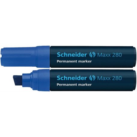SCHNEIDER Alkoholos marker, 4-12 mm, vágott, SCHNEIDER "Maxx 280", kék