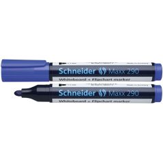   SCHNEIDER Tábla- és flipchart marker, 2-3 mm, kúpos, SCHNEIDER "Maxx 290", kék