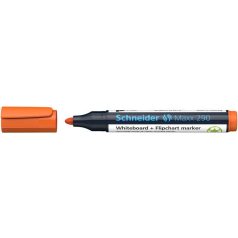   SCHNEIDER Tábla- és flipchart marker, 2-3 mm, kúpos, SCHNEIDER "Maxx 290", narancssárga