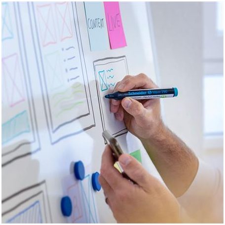 SCHNEIDER Tábla- és flipchart marker, 2-3 mm, kúpos, SCHNEIDER "Maxx 290", narancssárga