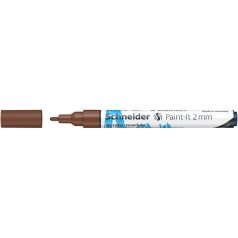   SCHNEIDER Dekormarker, akril, 2 mm, SCHNEIDER "Paint-It 310", barna