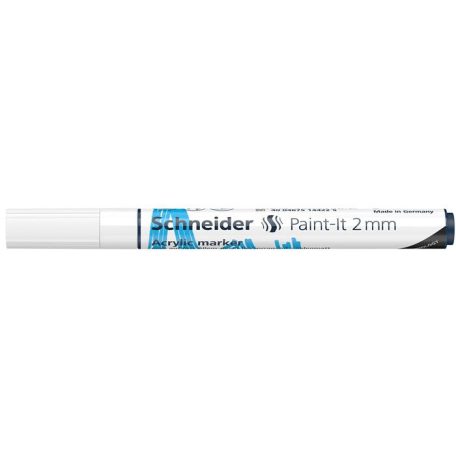 SCHNEIDER Dekormarker, akril, 2 mm, SCHNEIDER "Paint-It 310", fehér