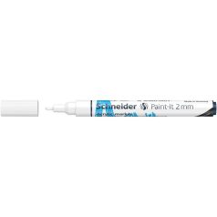   SCHNEIDER Dekormarker, akril, 2 mm, SCHNEIDER "Paint-It 310", fehér