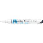 SCHNEIDER Dekormarker, akril, 2 mm, SCHNEIDER "Paint-It 310", fehér