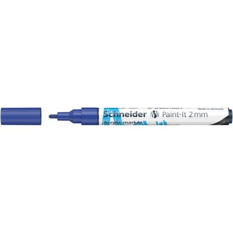 SCHNEIDER Dekormarker, akril, 2 mm, SCHNEIDER "Paint-It 310", kék