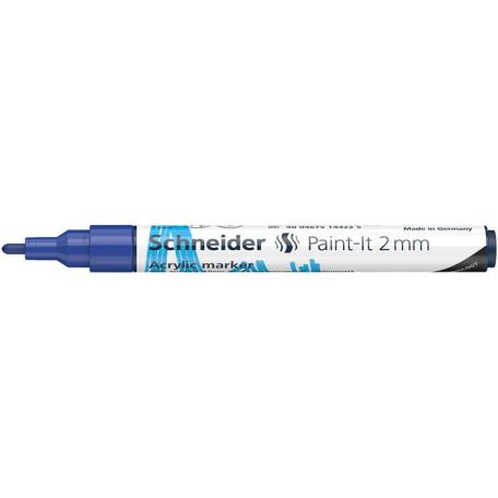 SCHNEIDER Dekormarker, akril, 2 mm, SCHNEIDER "Paint-It 310", kék