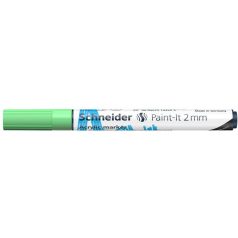   SCHNEIDER Dekormarker, akril, 2 mm, SCHNEIDER "Paint-It 310", pasztellzöld