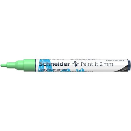 SCHNEIDER Dekormarker, akril, 2 mm, SCHNEIDER "Paint-It 310", pasztellzöld