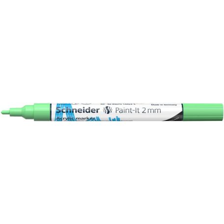 SCHNEIDER Dekormarker, akril, 2 mm, SCHNEIDER "Paint-It 310", pasztellzöld