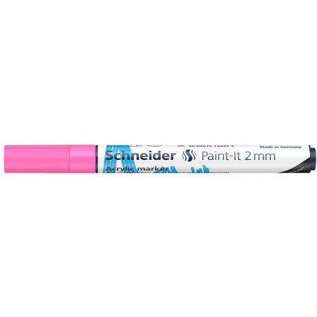 SCHNEIDER Dekormarker, akril, 2 mm, SCHNEIDER "Paint-It 310", rózsaszín