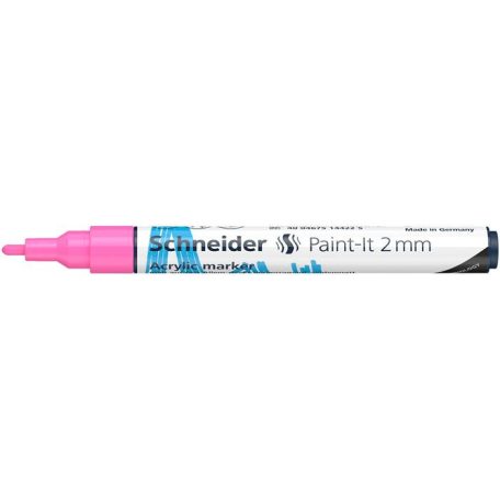 SCHNEIDER Dekormarker, akril, 2 mm, SCHNEIDER "Paint-It 310", rózsaszín
