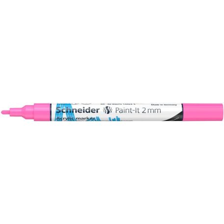 SCHNEIDER Dekormarker, akril, 2 mm, SCHNEIDER "Paint-It 310", rózsaszín
