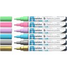 SCHNEIDER Dekormarker készlet, akril, 2 mm, SCHNEIDER "Paint-It 310", 6 különböző szín