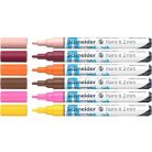SCHNEIDER Dekormarker készlet, akril, 2 mm, SCHNEIDER "Paint-It 310", 6 különböző szín