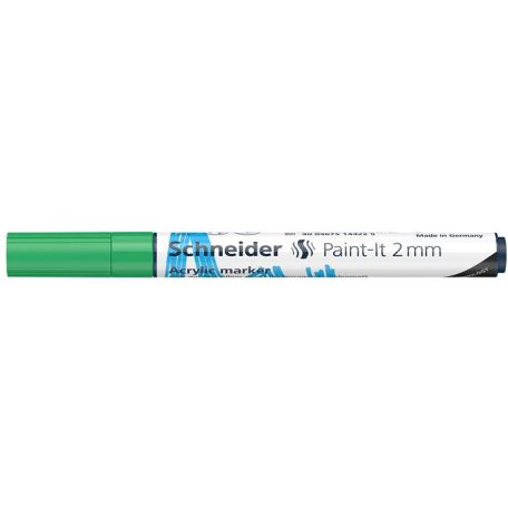 SCHNEIDER Dekormarker, akril, 2 mm, SCHNEIDER "Paint-It 310", zöld