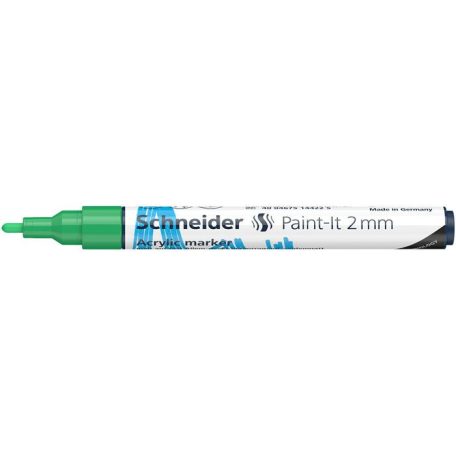 SCHNEIDER Dekormarker, akril, 2 mm, SCHNEIDER "Paint-It 310", zöld