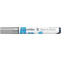   SCHNEIDER Dekormarker, akril, 4 mm, SCHNEIDER "Paint-It 320", ezüst