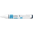 SCHNEIDER Dekormarker, akril, 4 mm, SCHNEIDER "Paint-It 320", fehér