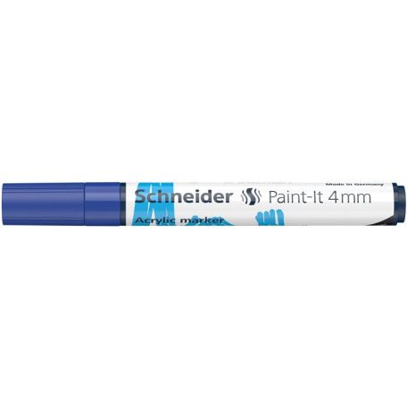 SCHNEIDER Dekormarker, akril, 4 mm, SCHNEIDER "Paint-It 320", kék