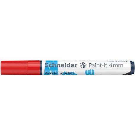 SCHNEIDER Dekormarker, akril, 4 mm, SCHNEIDER "Paint-It 320", piros