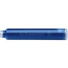 SCHNEIDER Töltőtoll patron, 6 db, SCHNEIDER, királykék