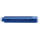 SCHNEIDER Töltőtoll patron, 100 db, SCHNEIDER, királykék