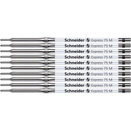 SCHNEIDER Golyóstollbetét, 0,5 mm, SCHNEIDER "Express 75", fekete