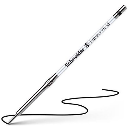 SCHNEIDER Golyóstollbetét, 0,5 mm, SCHNEIDER "Express 75", fekete