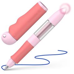   SCHNEIDER Rollertoll, írástanuló, patronos, M-es, SCHNEIDER "Base Senso", rózsaszín-piros