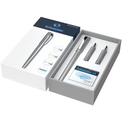   SCHNEIDER Töltőtoll ajándékszett, 1,1 mm, ajándék 1,5 és 1,8 mm-es tollheggyel, SCHNEIDER "Callissima", antracitszürke