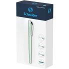 SCHNEIDER Töltőtoll ajándékszett, 1,1 mm, ajándék 1,5 és 1,8 mm-es tollheggyel, SCHNEIDER "Callissima", mentazöld