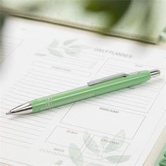   SCHNEIDER Golyóstoll, 0,7 mm, nyomógombos, mentazöld tolltest, SCHNEIDER "Epsilon XB", kék