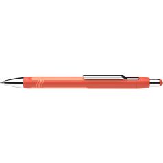   SCHNEIDER Golyóstoll, 0,7 mm, nyomógombos, narancs tolltest, SCHNEIDER "Epsilon XB", kék